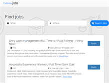Tablet Screenshot of fulltime.jobs